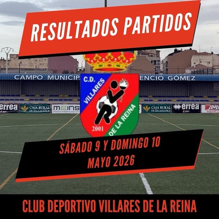 Resultados de los partidos de fútbol en Villares de la Reina