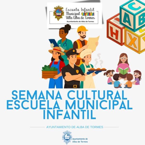 Ilustración de la Semana Cultural en la Escuela Infantil de Alba de Tormes