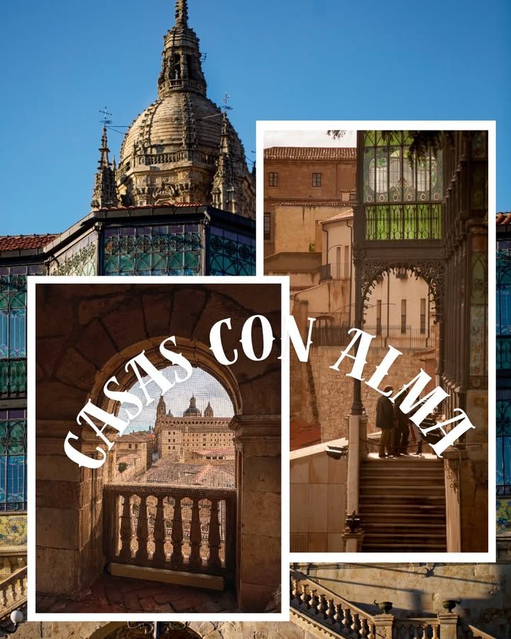 Vista de las Casas con alma en Salamanca, mostrando arquitectura histórica.