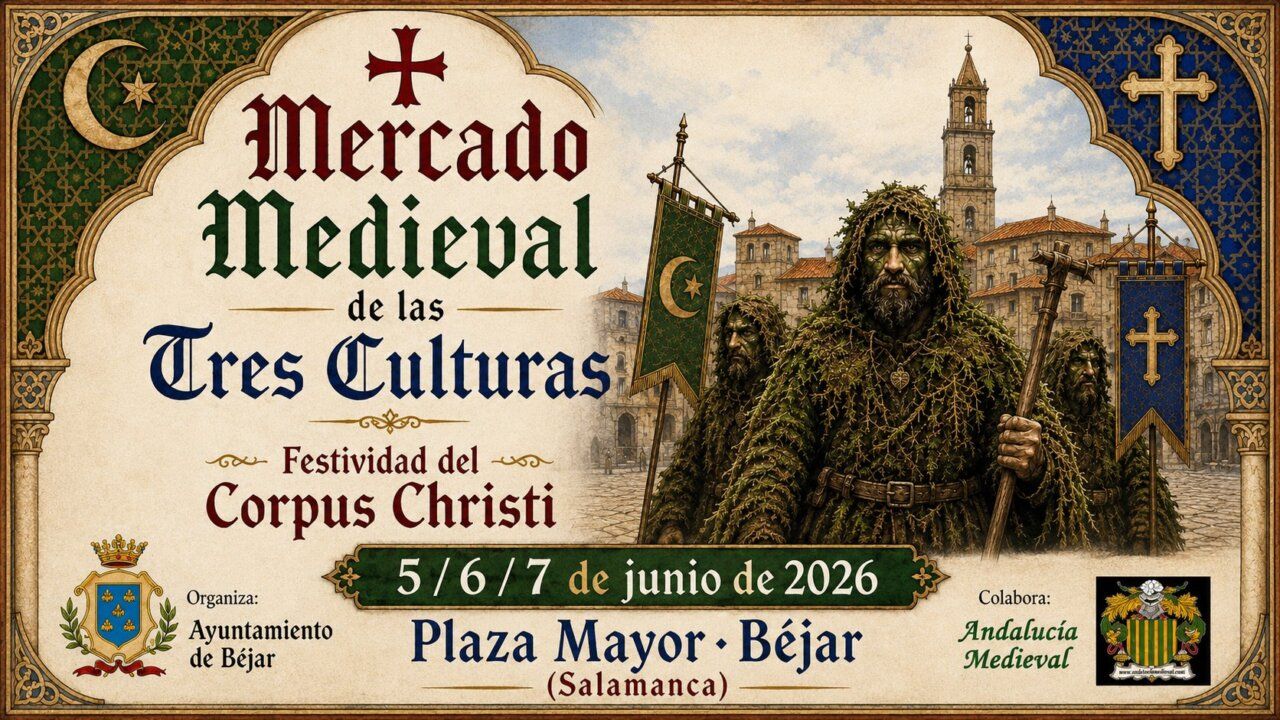 Cartel del Mercado Medieval de las Tres Culturas en Béjar