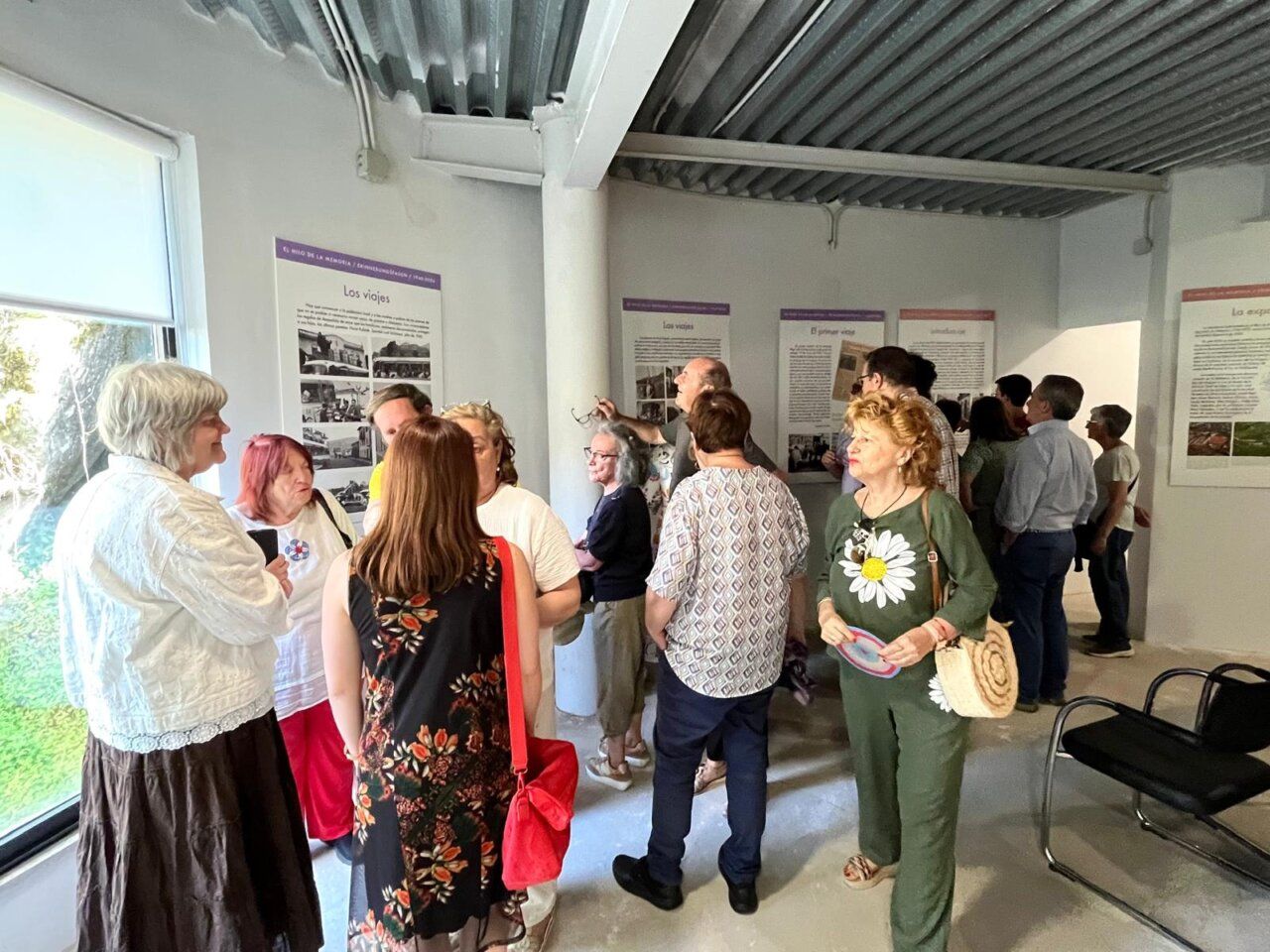 Inauguración de la exposición sobre la emigración bejarana en Alemania