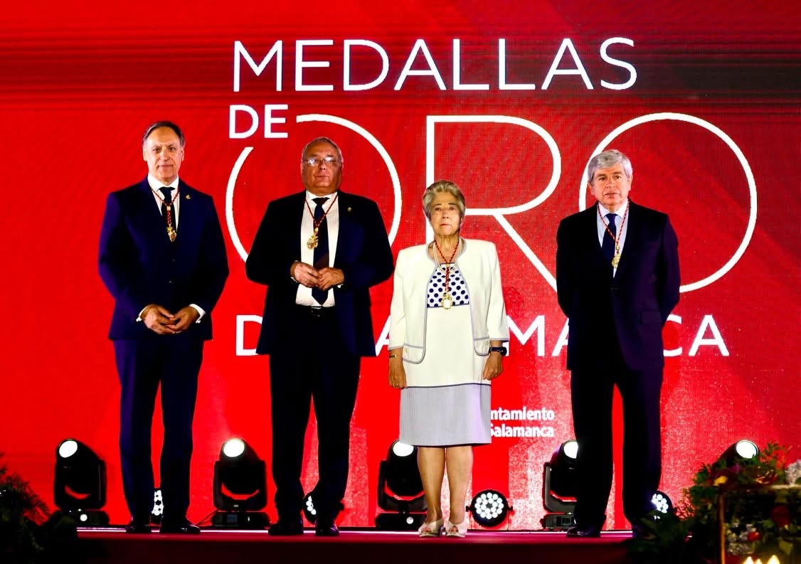 Entrega de las Medallas de Oro en Salamanca 2026 con cuatro homenajeados