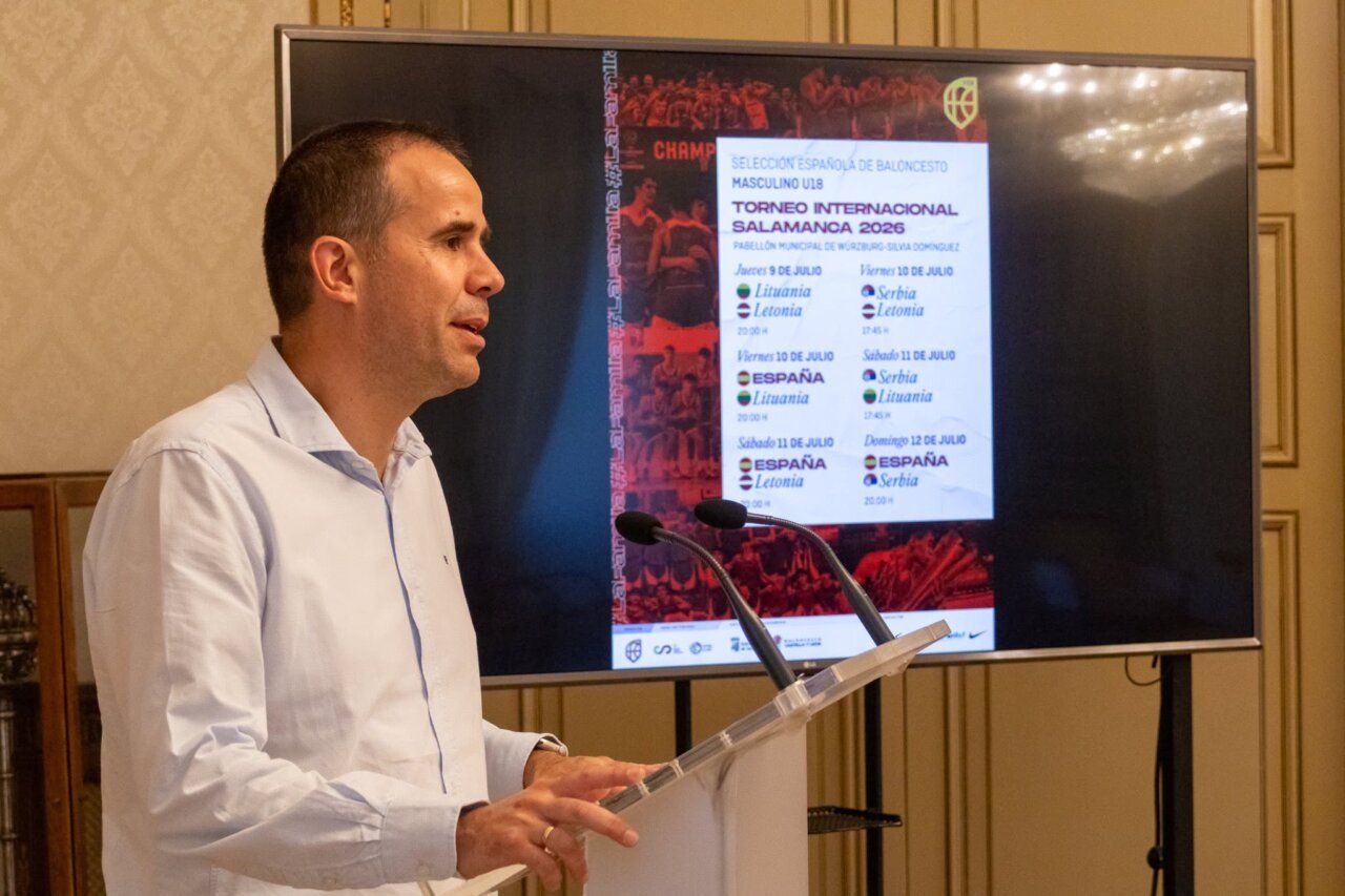 Presentación del Torneo Internacional U18 de Baloncesto en Salamanca
