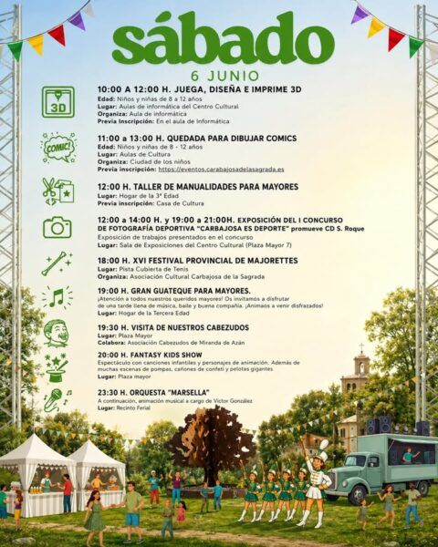 Actividades programadas para las Fiestas del Señor en Carbajosa de la Sagrada