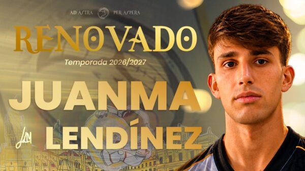 Juanma Lendínez renovado para la temporada 2026/2027 con Unionistas de Salamanca