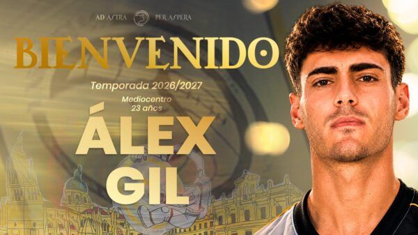 Álex Gil, nuevo jugador de Unionistas de Salamanca para la temporada 2026/27.