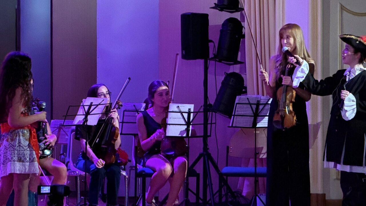 Actuación de estudiantes en audiciones de la Escuela Municipal de Música