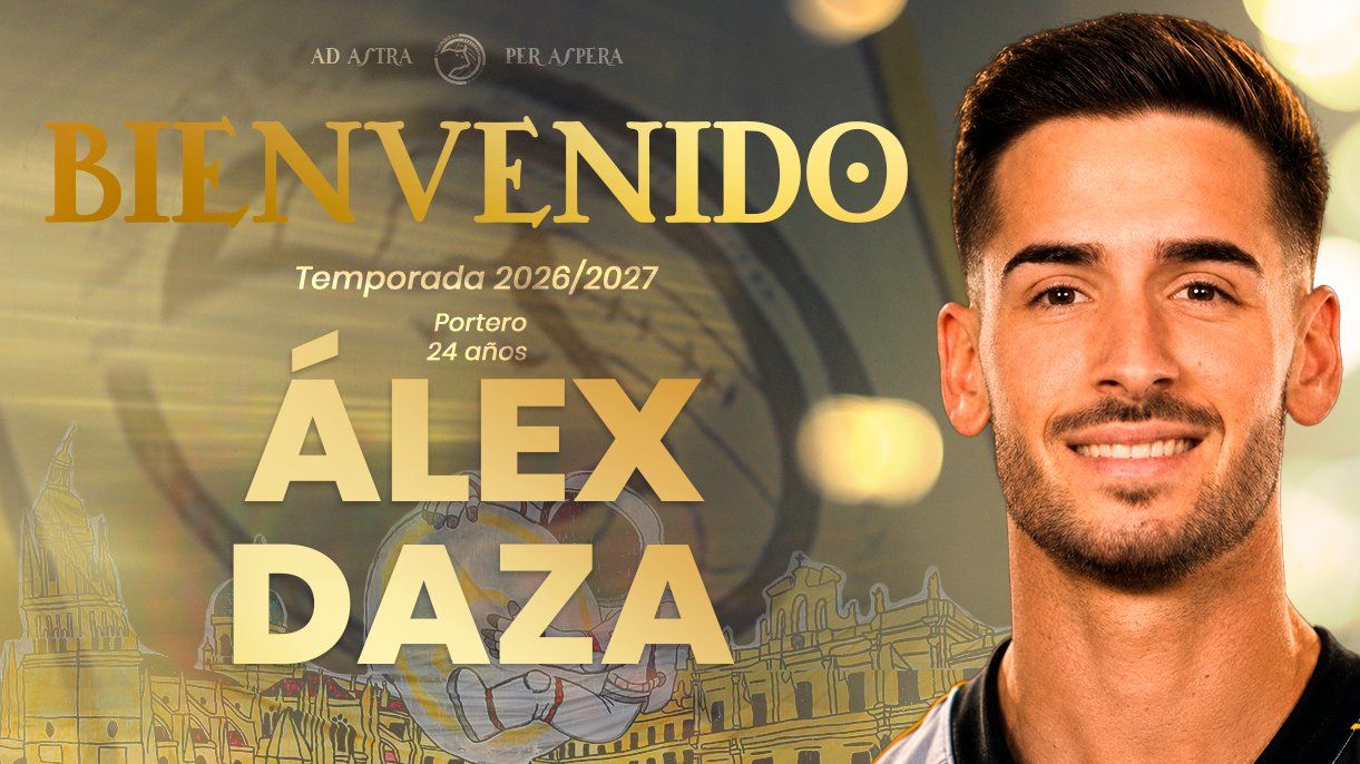 Álex Daza, portero de Unionistas, sonríe en su presentación