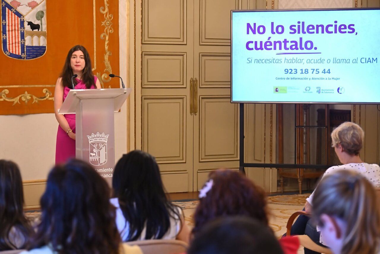 Presentación de campaña sobre violencia de género en mujeres mayores de 65 años en Salamanca.