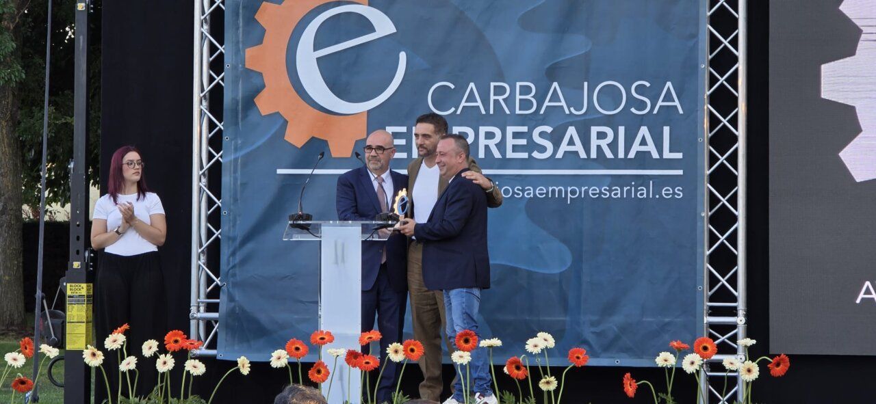 Entrega de premios a empresas en Carbajosa de la Sagrada