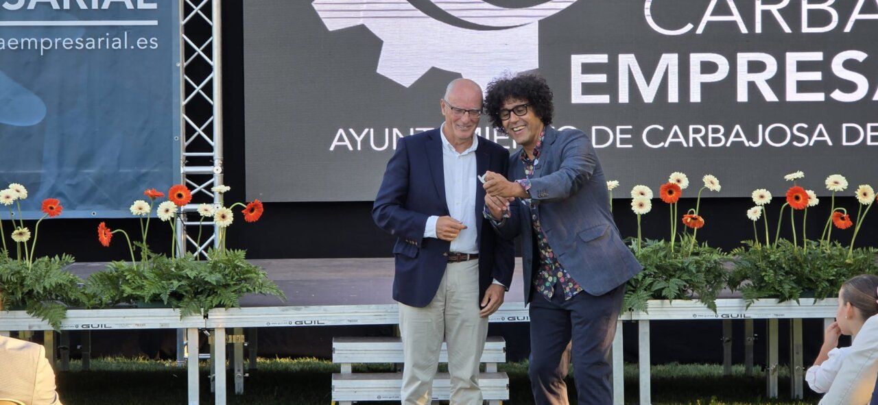 Entrega de premios a empresas en Carbajosa de la Sagrada