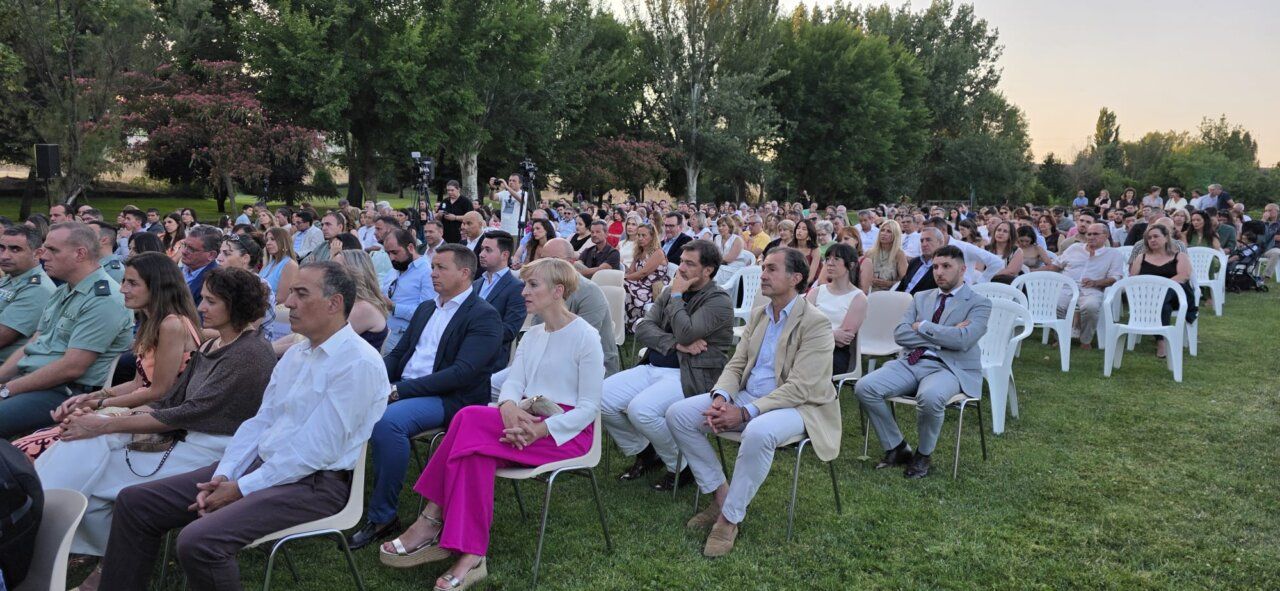 Asistentes al acto de entrega de los XIV Premios Carbajosa Empresarial