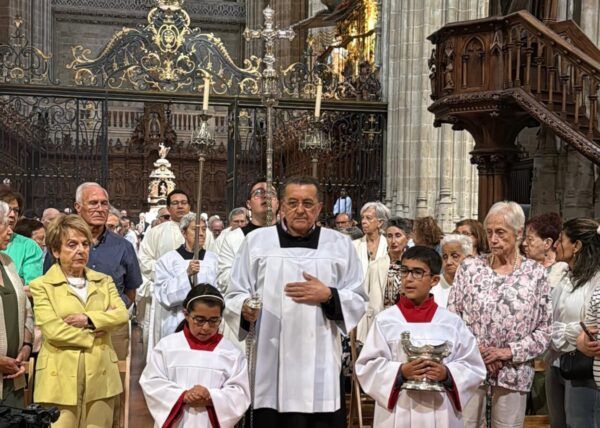 Celebración de San Juan de Sahagún en la Catedral Nueva de Salamanca