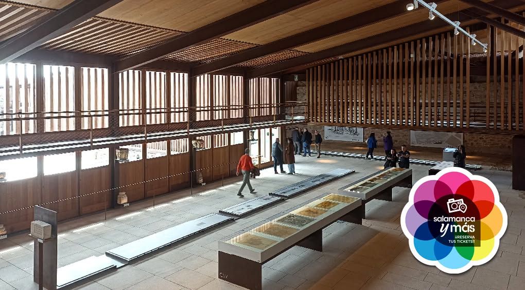 Interior del Centro de Interpretación del Cerro de San Vicente en Salamanca