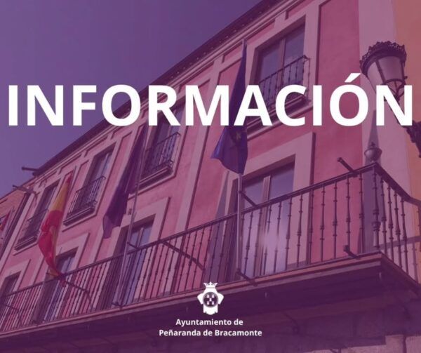 Cartel informativo sobre el concurso de carteles para las fiestas de Peñaranda de Bracamonte