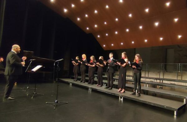 Coro Juvenil Ciudad de Salamanca en un concierto en el Auditorio de San Blas