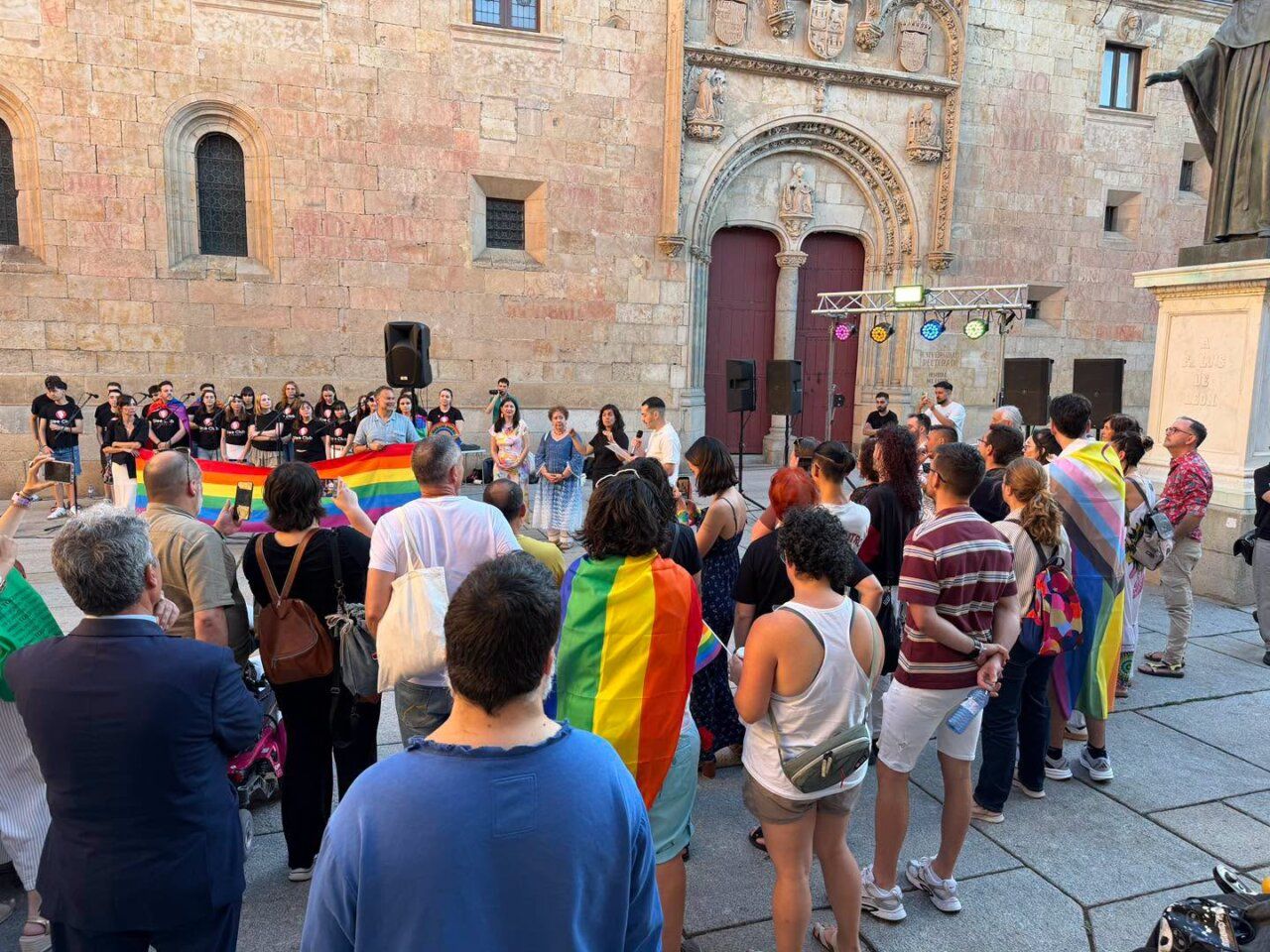 Celebración del Día Internacional del Orgullo en la Universidad de Salamanca