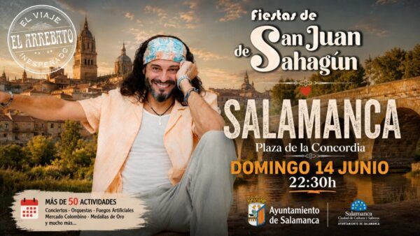 El Arrebato actuando en las fiestas de San Juan de Sahagún en Salamanca