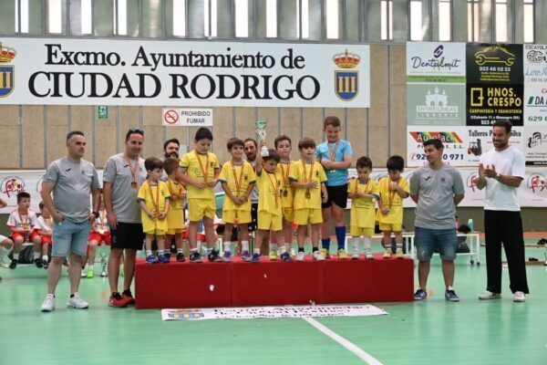 Entrega de premios a jóvenes futbolistas en Ciudad Rodrigo