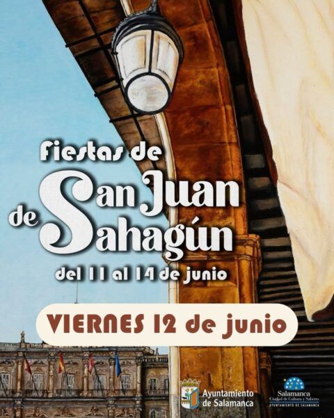 Cartel de las fiestas de San Juan de Sahagún en Salamanca
