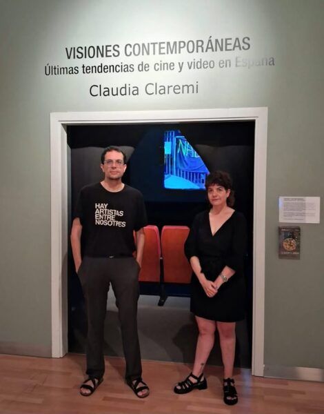 Claudia Claremi en la exposición Visiones Contemporáneas en Salamanca