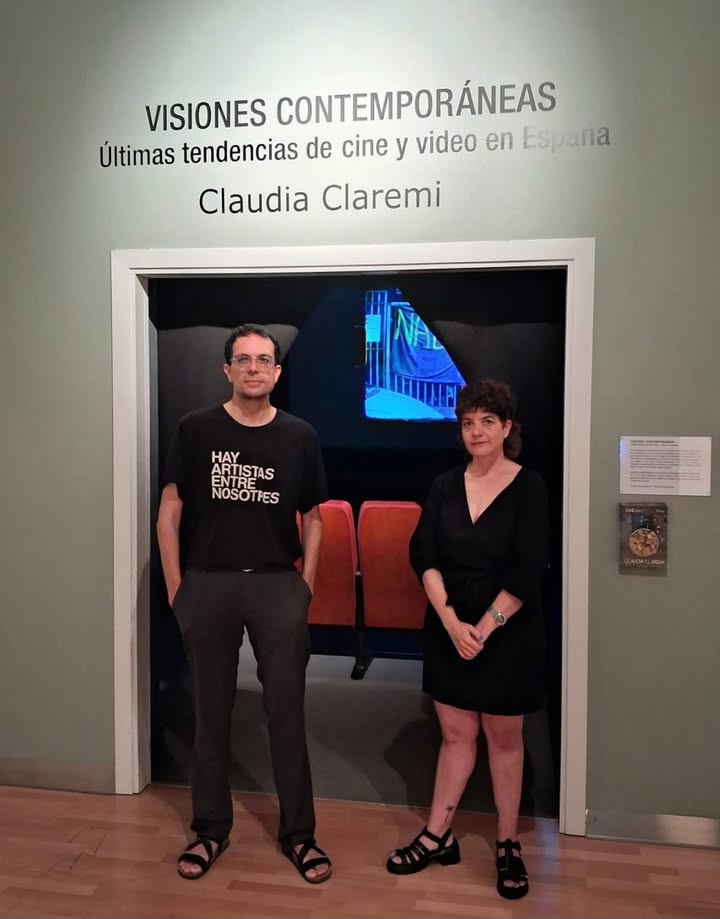 Claudia Claremi en la exposición Visiones Contemporáneas en Salamanca