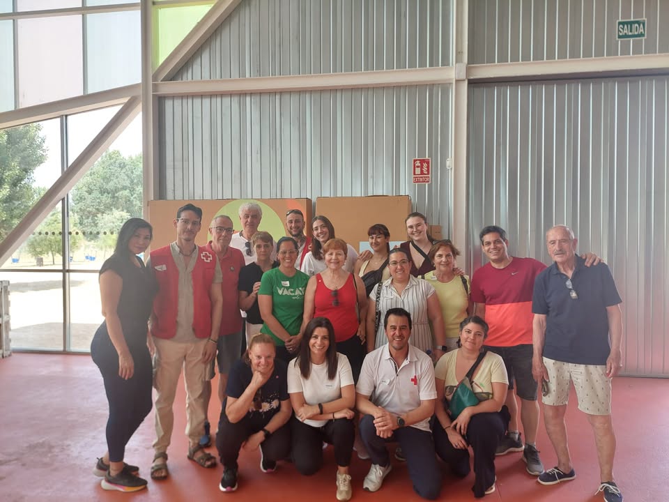 Grupo de voluntarios de salud en jornada formativa en Salamanca