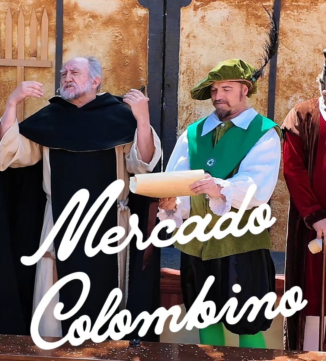Representación teatral en el Mercado Colombino de Salamanca