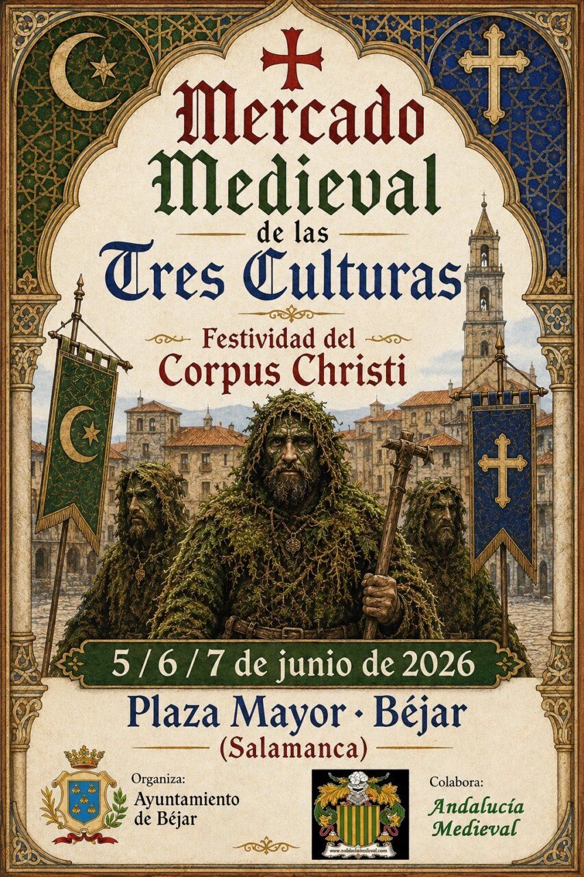 Cartel del Mercado Medieval de las Tres Culturas en Béjar