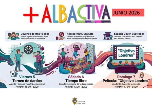 Actividades gratuitas para jóvenes en el Centro Juvenil Alba este fin de semana