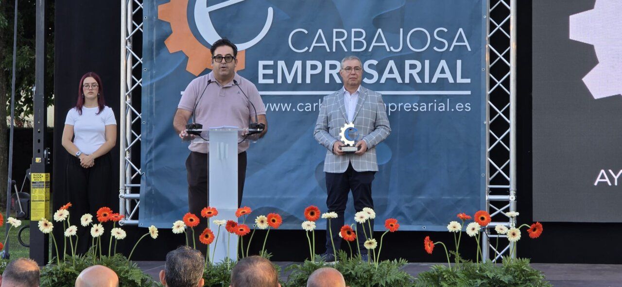 Ceremonia de entrega de premios en Carbajosa Empresarial
