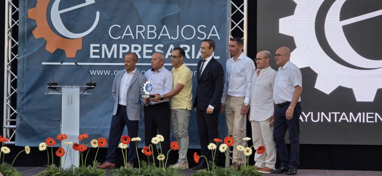 Entrega de premios a empresas en Carbajosa de la Sagrada