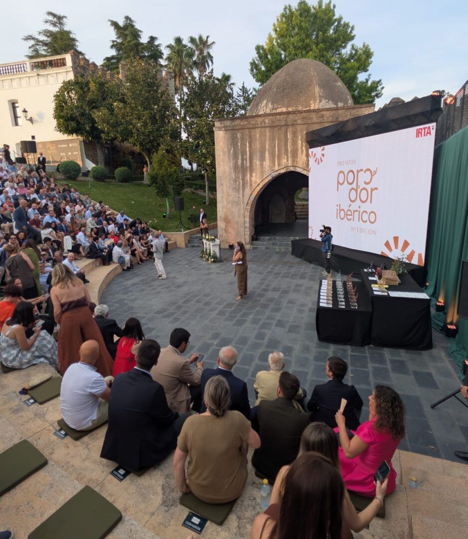 Ceremonia de entrega de los Premios Porc d'Or Ibérico en Jerez de los Caballeros.
