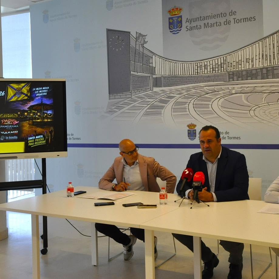 Presentación de la programación musical de las fiestas en Santa Marta de Tormes