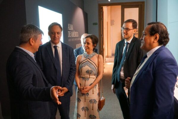 Inauguración de la muestra cultural en la Sala de Exposiciones de San Eloy.