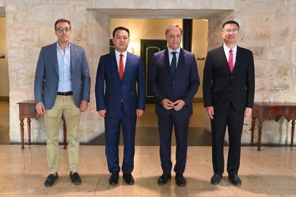 Reunión entre representantes de Salamanca y ciudades chinas