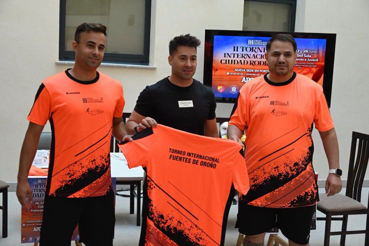 Presentación del torneo internacional de fútbol sala en Fuentes de Oñoro