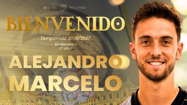 Alejandro Marcelo, nuevo jugador del Unionistas CF para la temporada 2026/27.