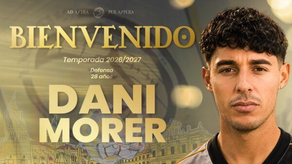 Dani Morer, nuevo jugador del Unionistas de Salamanca para la temporada 2026/27.