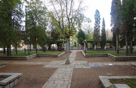 Vista del Campo de San Francisco, el parque más antiguo de Salamanca