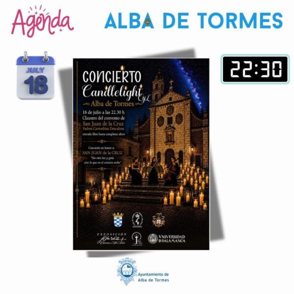 Concierto Candlelight en el claustro del convento de San Juan de la Cruz
