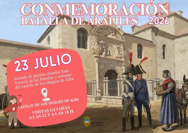 Cartel de la conmemoración de la Batalla de Arapiles en 2026