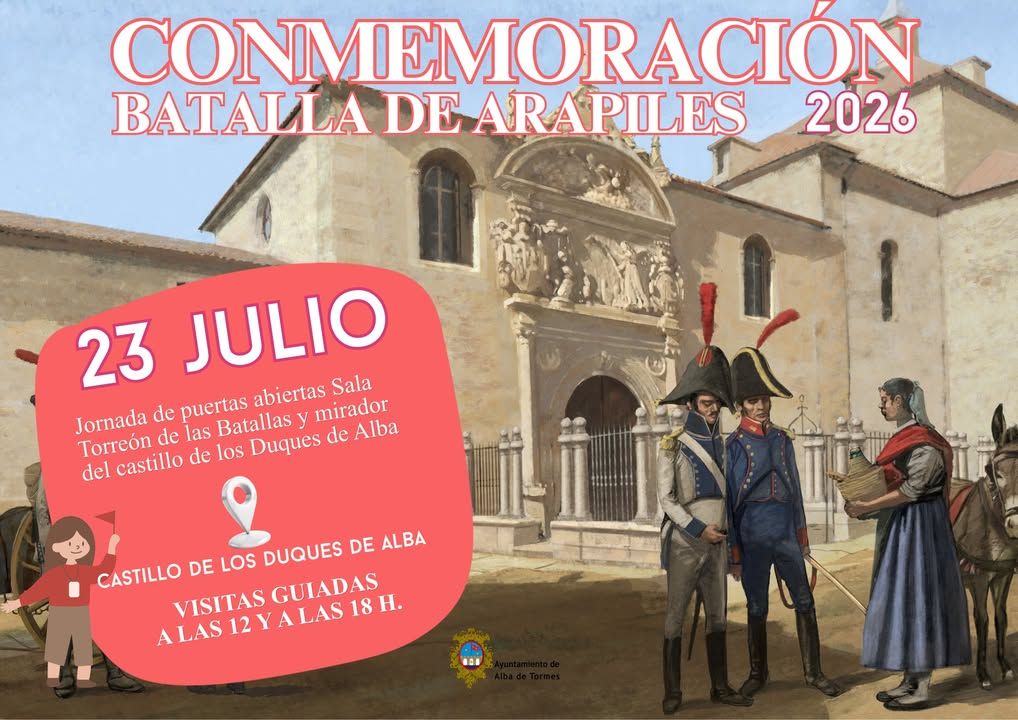 Cartel de la conmemoración de la Batalla de Arapiles en 2026
