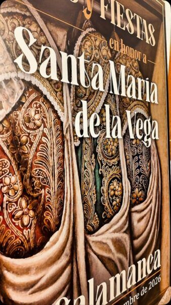 Cartel de las Ferias y Fiestas de Salamanca 2026 en honor a Santa María de la Vega