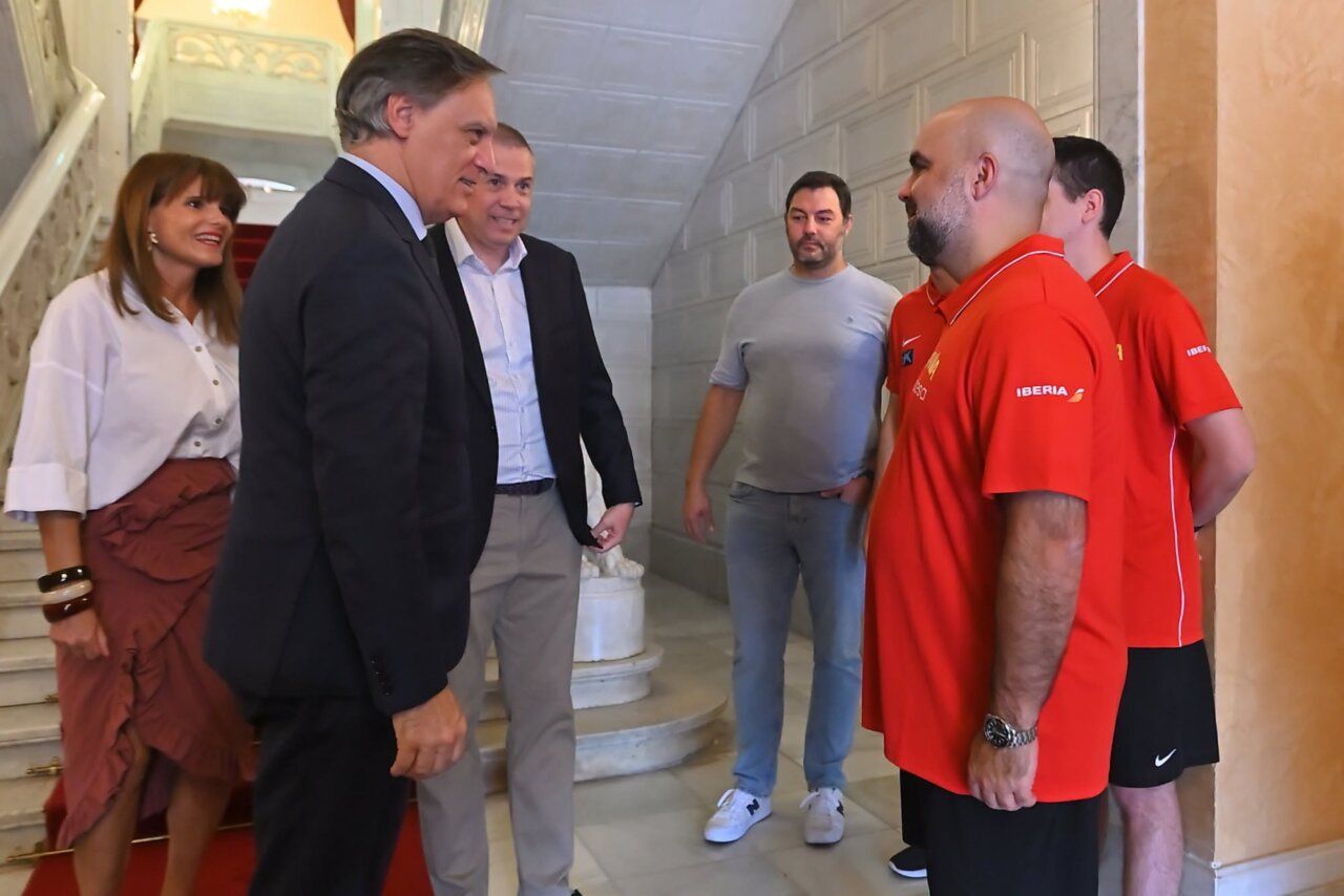 Despedida de la Selección Española U18 de baloncesto en Salamanca