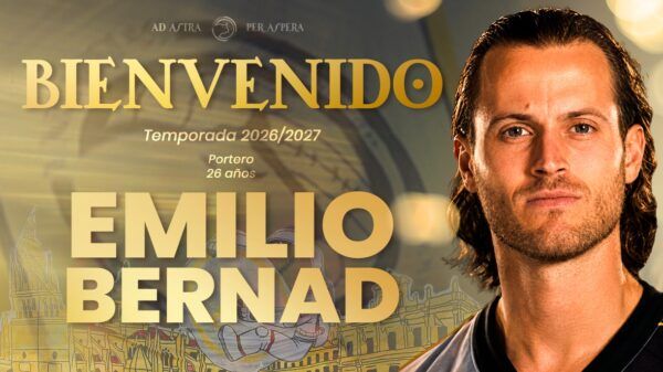 Emilio Bernad, nuevo portero de Unionistas de Salamanca para la temporada 2026/27.