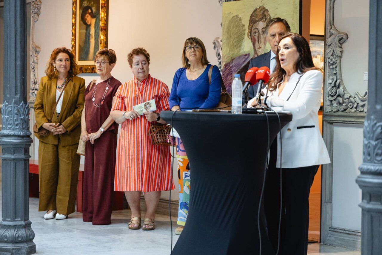 Inauguración de la exposición Menchu Gal en Casa Lis, Salamanca.