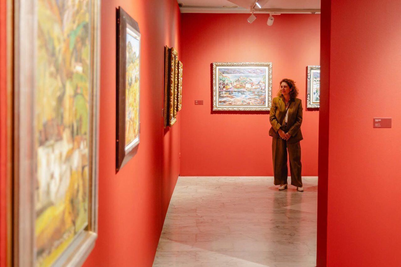 Visita a la exposición Menchu Gal en Casa Lis, Salamanca