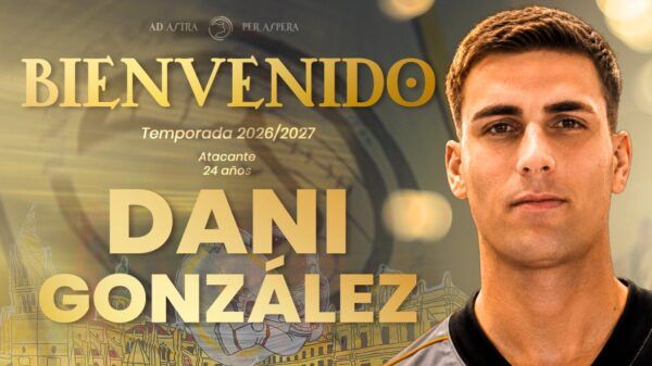Dani González, nuevo fichaje de Unionistas de Salamanca para la temporada 2026/27.