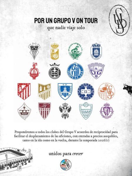 Cartel sobre la colaboración entre clubes para facilitar viajes de aficionados en 2026/27